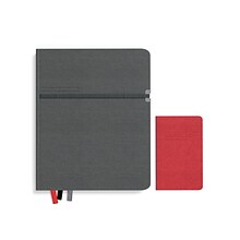 TRU RED™ Large Mastery with Pocket Journal, Charcoal/Red (TR58437)