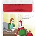 Custom CPA Cartoon Funny Holiday Cards, with Envelopes, 7-7/8 x 5-5/8, 25 Cards per Set