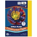 Tru-Ray 9 x 12 Construction Paper, Yellow, 50 Sheets (P103004)