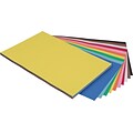 Riverside 3D 12 x 18 Construction Paper, Assorted Colors, 50 Sheets (P103638)