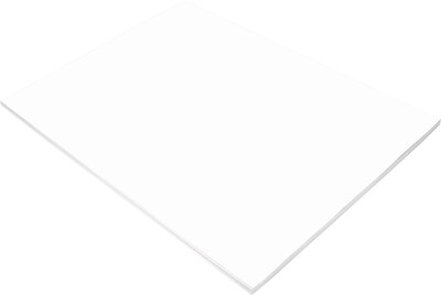 Tru-Ray 18 x 24 Construction Paper, White, 50 Sheets (P103090)