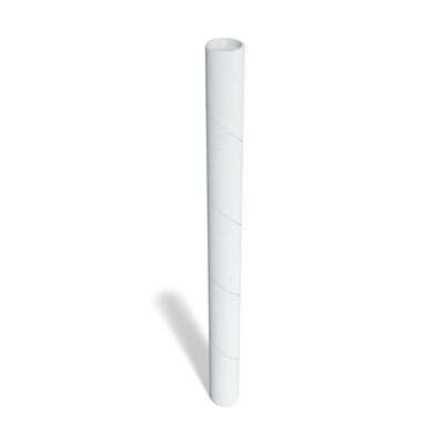 Coastwide Professional™ 3" x 36" Mailing Tube with Caps, White, 12/Carton (CW55306)