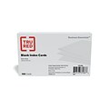 Staples® Index Cards, 3 x 5, White, 100 Cards/Pack (ST51008-CC)