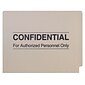 Medical Arts Press Confidential End-Tab Folders; 14 Point, 2 Fasteners, 50/Box (52319)