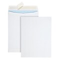 Quality Park Redi-Strip Self Seal Catalog Envelope, 9 x 12, White, 100/Box (QUA44926)