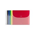 TRU RED™ Plastic Filing Envelope with Snap Closure, Coupon Size, Assorted Colors (TR51797)