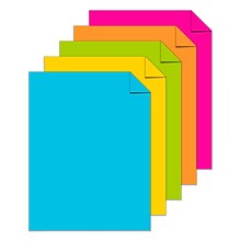 Astrobrights Bright 65 lb. Cardstock Paper, 8.5 x 11, Assorted Colors, 50 Sheets/Pack (99326-01)