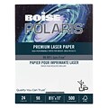 Boise POLARIS 8.5 x 11 3-Hole Laser Paper, 24 lbs., 98 Brightness, 500 Sheets/Ream (CASBPL0111P)