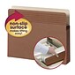 Smead Easy Grip Redrope File Pockets, 3-1/2" Expansion, Letter Size, Brown, 25/Box (73208)