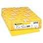 Astrobrights Colored Paper, 24 lbs., 8.5" x 14", Solar Yellow, 500 Sheets/Ream (22532)