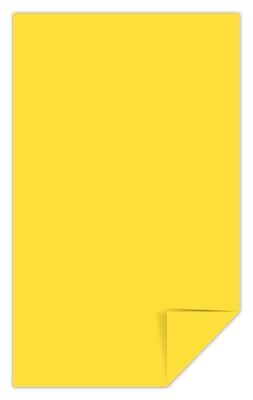 Astrobrights Colored Paper, 24 lbs., 8.5" x 14", Solar Yellow, 500 Sheets/Ream (22532)