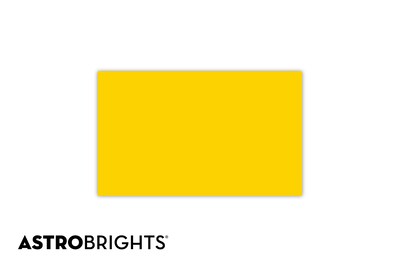 Astrobrights Colored Paper, 24 lbs., 8.5" x 14", Solar Yellow, 500 Sheets/Ream (22532)
