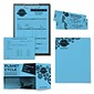 Astrobrights Colored Paper, 24 lbs., 8.5" x 11", Lunar Blue, 500 Sheets/Ream (22521/21528)