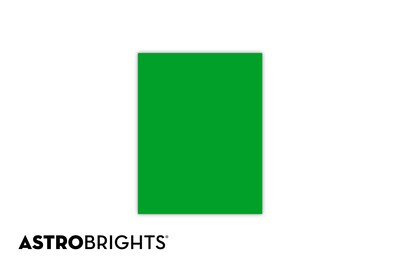 Astrobrights Colored Paper, 24 lbs., 8.5 x 11, Gamma Green, 500 Sheets/Ream (22541)