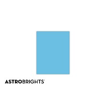 Astrobrights Colored Paper, 24 lbs., 8.5 x 11, Lunar Blue, 500 Sheets/Ream (22521/21528)