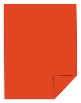 Astrobrights Colored Paper, 24 lbs., 8.5" x 11", Orbit Orange, 500 Sheets/Ream (22561)