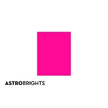 Astrobrights Colored Paper, 24 lbs., 8.5 x 11, Fireball Fuchsia, 500 Sheets/Ream (22681/21688)
