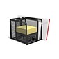 TRU RED™ 5-Compartment Wire Mesh Desk Organizer, Matte Black (TR57532-CC)