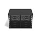 TRU RED™ 12-Compartment Metal Mesh File Organizer, Matte Black (TR57535)
