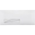 Quill Brand Gummed Premium #10 Window Envelope, 4-1/8 x 9-1/2, White, 500/Box (50289-QCC)