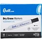 Quill Brand® Dry Erase Markers, Chisel Point, Black, 1 Dozen (787139)