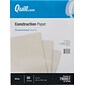 Quill Brand® 9" x 12" Construction Paper, White, 50 Sheets/Pack (790851)