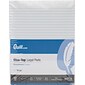 Quill Brand Notepad, 8.5" x 11", Wide Ruled, White, 50 Sheets/Pad, 12 Pads (RP811W)