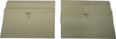 Quill Brand®  100% Recycled Hanging File Folders, 1/5-Cut, Legal Size, Green, 50/Box (745315)