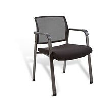 Union & Scale™ Prestige Esler Fabric Guest Chair, Black (UN28355-CC)