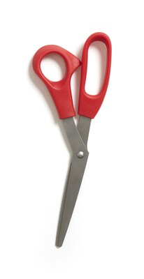 BASELINE™ 8 Stainless Steel Scissors, Blunt Tip Red (55829)