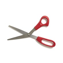 BASELINE™ 8 Stainless Steel Scissors, Blunt Tip Red (55829)