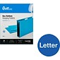 Quill Brand® Box Bottom Hanging File Folders, 2" Expansion, Letter Size, Blue, 25/Box (730053BE)