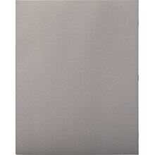 Quill Brand® 2-Pocket With Fastener Folders, Gray