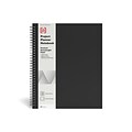 TRU RED™ Large Soft Cover Project Planner Notebook, Black (TR54986)