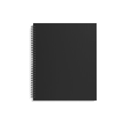TRU RED™ Large Soft Cover Project Planner Notebook, Black (TR54986)
