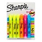 Sharpie Tank Highlighter, Chisel Tip, Assorted, 6/Pack (25786PP/25076)