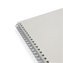 TRU RED™ Medium Hard Cover Ruled Notebook, Gray/Blue (TR55740)