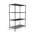 Coastwide Professional™ 4-Shelf Wire Unit, 48W, Black (CW25476)