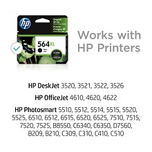 HP 564XL Black High Yield Ink Cartridge (CN684WN#140)