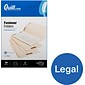 Quill Brand® Heavy-Duty Reinforced Assorted Tabs  2-Fastener Folders, Legal, Manila, 50/Box (737713)