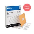 Quill Brand® Laser/Inkjet Copier Labels, 1 x 2-3/4, White, 8,250 Labels (720401)