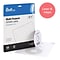Quill Brand® Laser/Inkjet CD/DVD Labels; White, 8-1/2x11, 2 Labels/Sheet, 50 Sheets/Pack (016874)