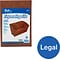Quill Brand® Heavy-Duty Reinforced Expanding File, A-Z Index, 21 Pockets, Legal Size, Brown (723311)