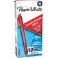 Paper Mate ComfortMate Ultra Retractable Ballpoint Pen, Medium Point, Red Ink, Dozen (6320187)