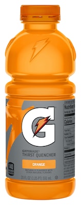 Gatorade Thirst Quencher Orange Liquid Sports Drink, 20 Fl. oz., 24/Carton (32867)