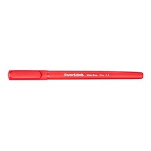 Paper Mate Write Bros. Ballpoint Pen, Fine Point, Red Ink, Dozen (3371131)