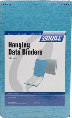 Quill Brand® Data Binders; 9-1/2x11; Light Blue
