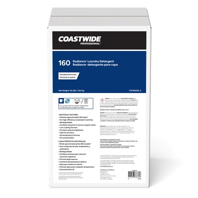 Coastwide Professional™ Radiance™ Powder Laundry Detergent, 293 Loads, 800 oz., 50 lbs. (CW160050-A/