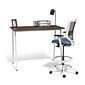 Union & Scale™ Lewis Mesh Back Computer and Desk Stool, Tool-Less Assembly, Carolina (UN55659-CC)