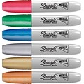 Sharpie Permanent Markers, Chisel Tip, Assorted Metallic, 6/Pack (2089634)